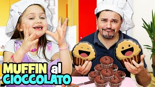 MUFFIN AL CIOCCOLATO di MARTA  Ricetta facile e divertente [upl. by Kaitlyn]