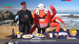 Nuestro chef Néstor Santillán cocina una palta rellena con machas [upl. by Dielle]