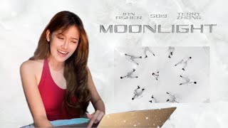 Ian Asher SB19 Terry Zhong MOONLIGHT Music Video  Kens Girlfriend Reaction delulu edition [upl. by Firestone]