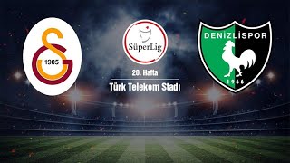 GALATASARAY DENİZLİSPOR MAÇI CANLI İZLE [upl. by Iak]