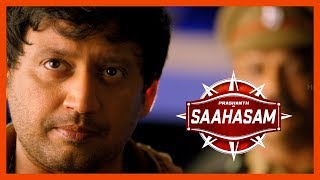 Sonu Sood robs Chit Fund  Saagasam Movie Scenes  Prashanth gets caught to Police [upl. by Black458]