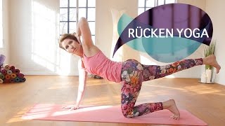 Gesunder Rücken YogaWorkout für einen starken Rücken  FlexibleFit Yoga [upl. by Kaz]