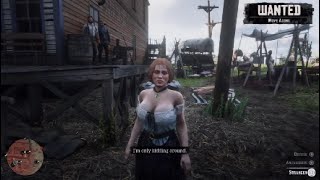 Red Dead Redemption 2 How To Get A Hair Cut Before The Bar Fight [upl. by Corry]