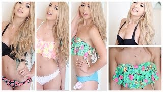 SWIM SUIT HAUL Victorias Secret amp PacSun [upl. by Sidoney315]