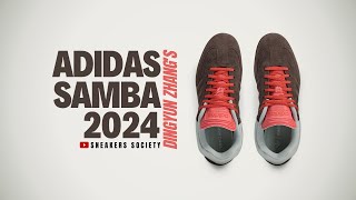 DINGYUN ZHANGS 2024 Adidas Samba  DETAILED LOOK  PRICE [upl. by Eeldivad]