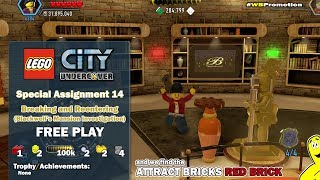 Lego City Undercover Special Assignment 14 Breaking and Reentering Collectibles FREE PLAY  HTG [upl. by Alekahs]