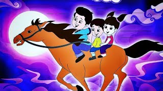 लकड़ी की काठी काठी पे घोड़ा  Lakdi Ki Kathi  Most Popular Hindi Rhyme For Kids 9406 [upl. by Norahc]