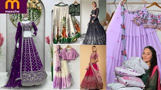 Meesho Lehenga Haul Affordable Lehengas for Wedding Haldi ✨😍 [upl. by Ecirtal]