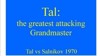 French Defense Tal vs Salnikov  1970 [upl. by Ripp]