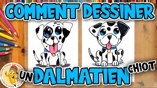 Comment Dessiner Un Chiot Dalmatien [upl. by Lashoh]