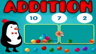 Addition With Manipulatives Basic Math Counting 1  15 Learning Game for Preschool Kids [upl. by Curcio]