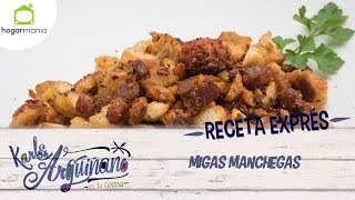 Receta Exprés Migas manchegas [upl. by Mit]