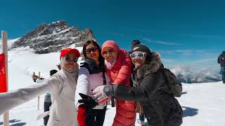 🏔️✨ Public Gold di Puncak Dunia Puncak Jungfraujoch Switzerland 🇨🇭❄️ [upl. by Martsen]