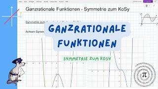 Ganzrationale Funktionen  Symmetrie zum KoSy [upl. by Elva632]