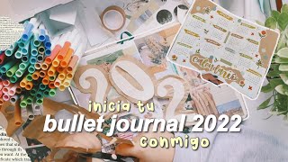 ¿cómo iniciar un BULLET JOURNAL en 2022 🤎 [upl. by Gardell]