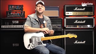 Fender American Ultra II Stratocaster MN Avalanche  TV Guitar Center [upl. by Yevre]