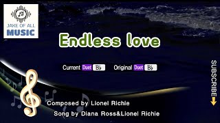 Endless Love  Lionel Richie amp Diana Ross  Duet Karaoke Version  Sing Along with Lyrics [upl. by Bowden]