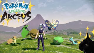 shiny hunting until filling an entire box part 2 Pokémon Legends Arceus [upl. by Nanon]