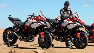 2016 NEW DUCATI MULTISTRADA 1200 S PIKES PEAK  on road in action [upl. by Acilegna]