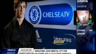 Fernando Torres Signs For Chelsea [upl. by Haletky]