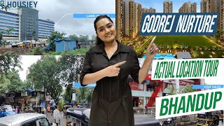 Godrej Properties Bhandup  Actual Location Tour  Godrej Nurture Bhandup West [upl. by Lew523]