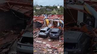 EF3 Tornado Leaves Heavy Damage in Oklahoma [upl. by Ellecram]