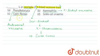 quotquot is an example of Xlinked recessive trait [upl. by Anyk]