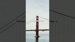 Passing throughgoldengatebridge california cruise shorts omaopalifeinmissouri [upl. by Nairbo402]