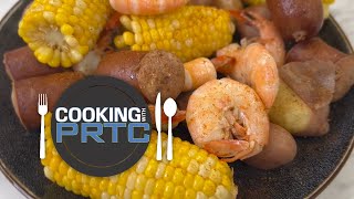 Lowcountry Boil  Frogmore Stew  Beaufort Stew  Cooking with PRTC  Hosted by Jason Lee Cook [upl. by Acnaib]