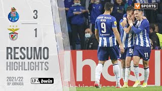 Highlights  Resumo FC Porto 31 Benfica Liga 2122 16 [upl. by Iey]