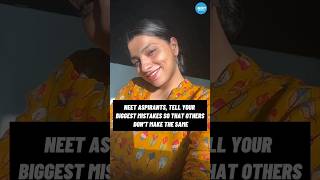 Tell your biggest mistake in NEET 2024  riturattewal neet2024 [upl. by Hedvige914]