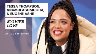 Tessa Thompson Shares Sylvies Love Set Stories [upl. by Glynas]