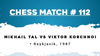 Mikhail Tal vs Viktor Korchnoi • Reykjavik 1987 [upl. by Annmarie]