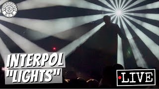 Interpol quotLightsquot LIVE [upl. by Fesuy]