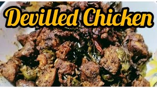 Devilled chicken Chicken Devel receipe A perfect style kerala style chicken devell [upl. by Dryden735]