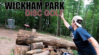 WICKHAM PARK doubles disc golf round [upl. by Leachim]