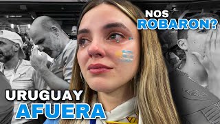 Uruguay ELIMINADO del MUNDIAL  Reacción URUGUAY VS GHANA desde el estadio en QATAR 😭⚽️ [upl. by Vivia]