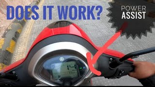 2022 Yamaha Fascino Hybrid POWER ASSIST Review  Does that make it a REAL HYBRID [upl. by Kinnie390]