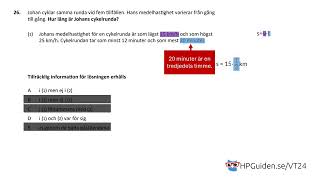 NOG uppgift 26 från högskoleprovet våren 2024 provpass 2 kvantitativ del [upl. by Trout]