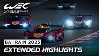 Extended Race Highlights I 2023 8 Hours of Bahrain I FIA WEC [upl. by Reinold]