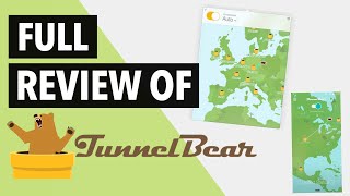 TunnelBear REVIEW 2022⭐  Why You Should Maybe Avoid This VPN Provider ❌ FREE VERSION [upl. by Anirbac]