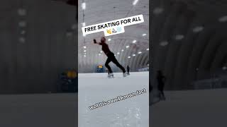 Free Ice Skating for all ⛸️❄️👏✨ [upl. by Finzer]