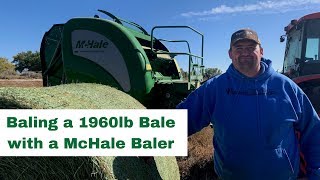 McHale Baler Demo  Varner Equipment [upl. by Nowtna827]