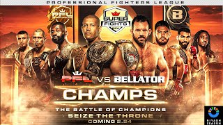 PFL Champions vs Bellator Champions is OFFICIAL for Feb 24th [upl. by Aileno79]