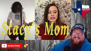 First To Eleven  Stacys Mom Fountains of Wayne Cover  Texan Reacts [upl. by Ennayoj827]