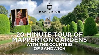 Meet the Countess of Sandwich on a 20 Minute Tour of Mapperton Gardens [upl. by Bunny817]