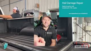 HAIL damage gig Paintless Dent Repair  Dent Baron Raleigh NC [upl. by Kennie]