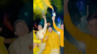 Ishaan bhai ki haldi main humne machaya dhamaal ❤️🤗 wedding haldi brother shortvideo shorts [upl. by Niad]