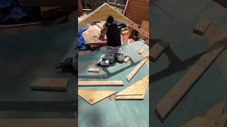 Tips and tricks for making roof trusses  DIY shed roof [upl. by Lukey]