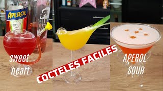 3 COCTELES MUY FACILES PARA PREPARAR Cocteles con APEROL [upl. by Brion154]